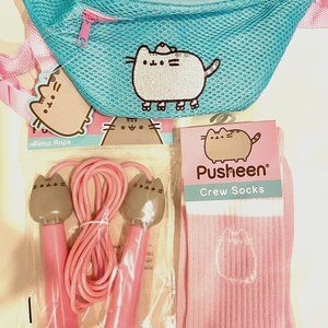 Pusheen Box Exclusive Jump Rope, Fanny Pack, Socks